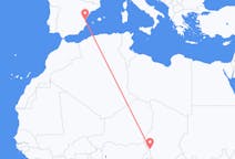 Flyreiser fra N Djamena, til Valencia