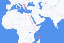 Flights from Antsiranana, Madagascar to Thessaloniki, Greece