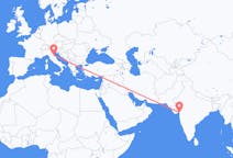 出发地 印度苏拉特目的地 意大利里米尼的航班