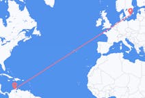 Flyrejser fra Riohacha, Colombia til Kalmar, Sverige
