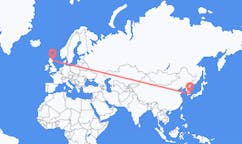 Flyg från Ulsan, Sydkorea till Aberdeen, Skottland
