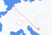 Flyg från Sarajevo till Amsterdam