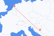 Flyrejser fra Sarajevo til Amsterdam