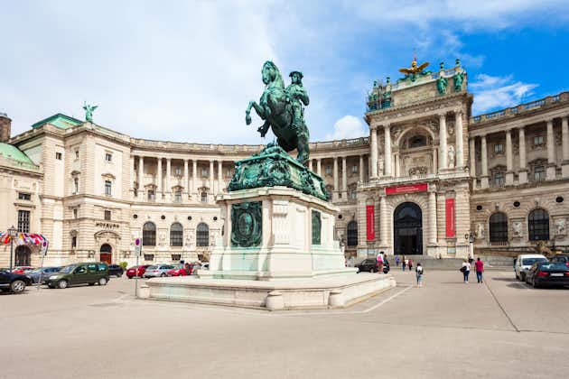 Photo of the Hofburg is the imperial palace in Heldenplatz square in the centre of Vienna, Austria.