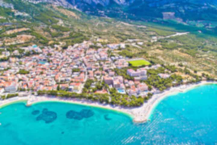 Hoteller og steder å bo i Baška Voda, Kroatia
