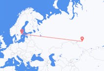Vols de Novossibirsk, Russie à Stockholm, Suède