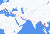 Flights from Pattaya, Thailand to Rome, Italy