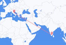 Flyreiser fra Madurai, India til Pescara, Italia