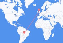 Flyrejser fra Cuiabá, Brasilien til Liverpool, England