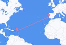 Flyrejser fra Saint Martin (Island), Saint Martin til Lissabon, Portugal