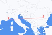 Flüge von Bukarest, Rumänien nach Nizza, Frankreich
