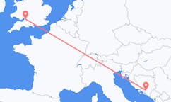 Flyg från Bristol till Mostar