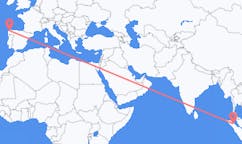 出发地 印度尼西亚出发地 棉蘭目的地 西班牙La Coruña的航班