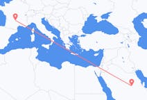 Flights from Riyadh, Saudi Arabia to Aurillac, France