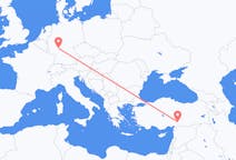 Vluchten van Kahramanmaraş naar Frankfurt