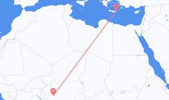 Flyreiser fra Ilorin, Nigeria til Sitia, Hellas