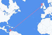 Flyg från Cartagena, Colombia till Derry, Nordirland
