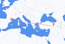 Flyg från Girona, Spanien till Elazig, Turkiet