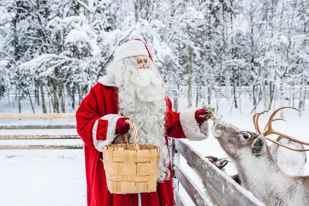 Resan till polcirkeln, Santa Claus Village och Santas Reindeer