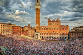Siena: rondleiding door Siena INCLUSIEF Duomo of contrada