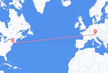 Flyrejser fra New York til Innsbruck