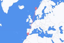 Flyreiser fra Rabat, Marokko til Molde, Norge