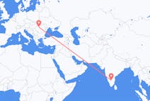 出发地 印度班加羅爾目的地 罗马尼亚克卢日纳波卡的航班