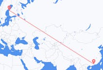 Flights from Guangzhou to Vaasa