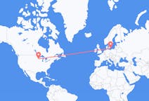 Flyg från Minneapolis, USA till Bornholm, Danmark