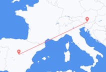 Flyreiser fra Klagenfurt, Østerrike til Madrid, Spania