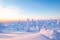 Photo of beautiful winter landscape from Riisitunturi National Park, Posio, Finland.