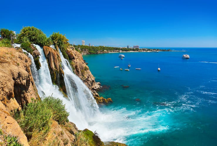 Photo of waterfall Duden at Antalya, Turkey