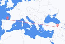 Fly fra Elazığ til Santander