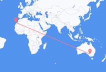 Vols de Mildura, Australie vers Ajuy, Espagne