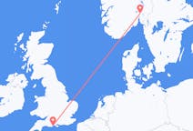 Loty z Bournemouth, Anglia do Osło, Norwegia