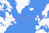 Flyreiser fra Kuujjuarapik, Canada til Billund, Danmark