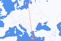 Flights from Heraklion, Greece to Liepāja, Latvia