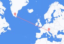 Flights from Narsarsuaq to Trieste