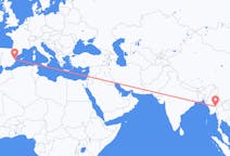 Flights from Loikaw, Myanmar (Burma) to Valencia, Spain