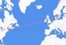 Flights from Boston to Angelholm
