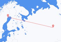 Fly fra Sovetsky til Luleå