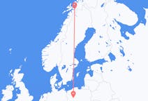 Flyrejser fra Poznań, Polen til Narvik, Norge