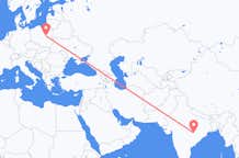 Flyg från Raipur, Indien till Warszawa, Polen