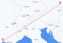 Flights from Montpellier, France to Brno, Czechia