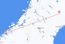 Vols depuis la ville de Molde vers la ville de Lycksele
