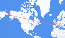 Flyrejser fra Nome, USA til Pau, Frankrig