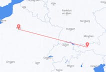 Flyrejser fra Innsbruck, Østrig til Paris, Frankrig
