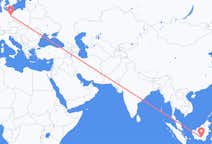 Flyreiser fra Palangka Raya, Indonesia til Berlin, Tyskland