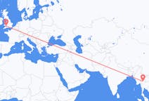 Flyreiser fra Lampang-provinsen, Thailand til Cardiff, Wales