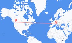 Flyrejser fra Castlegar, Canada til Venedig, Italien